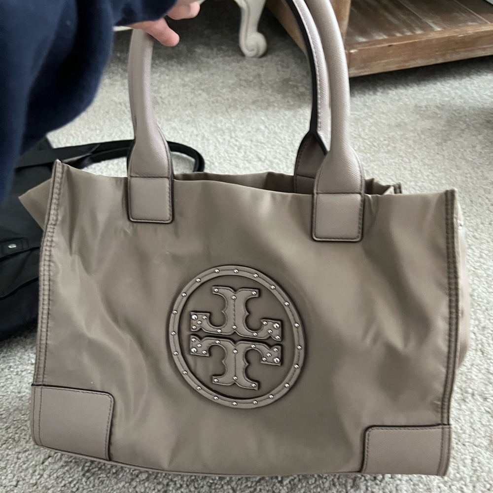 Grey tory Burch tote